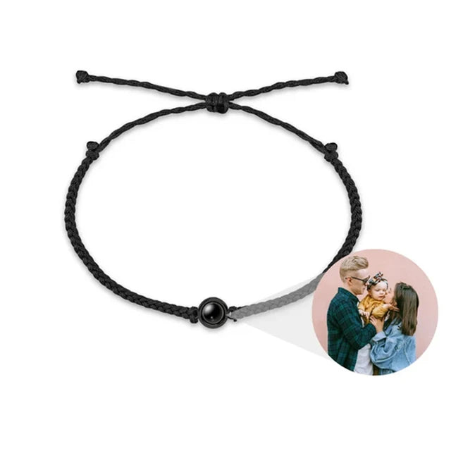 Personalized Photo Projection Bracelet – Jewelry with Image Inside