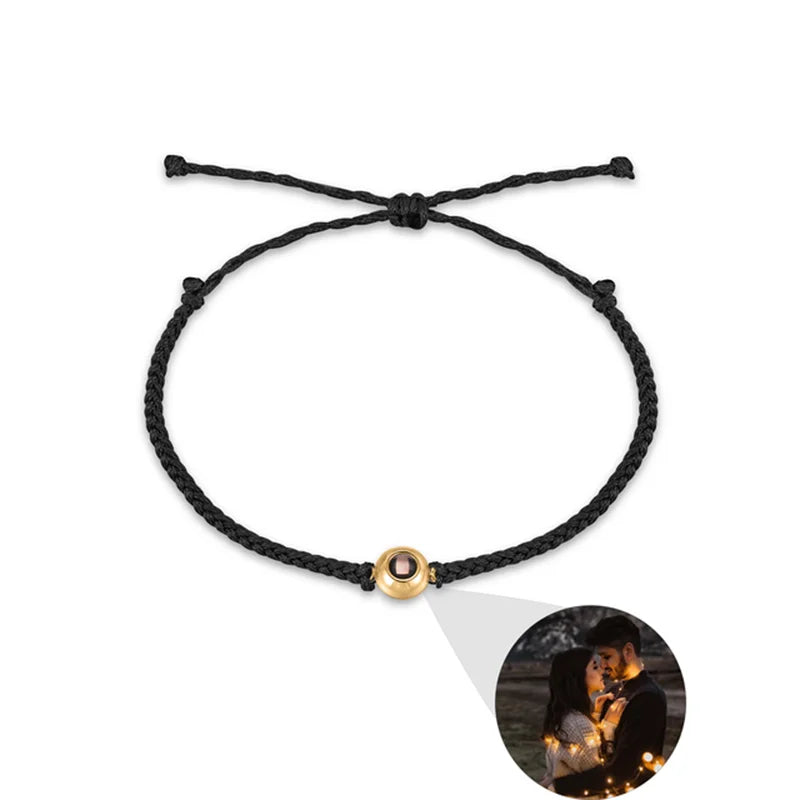 Personalized Photo Projection Bracelet – Jewelry with Image Inside
