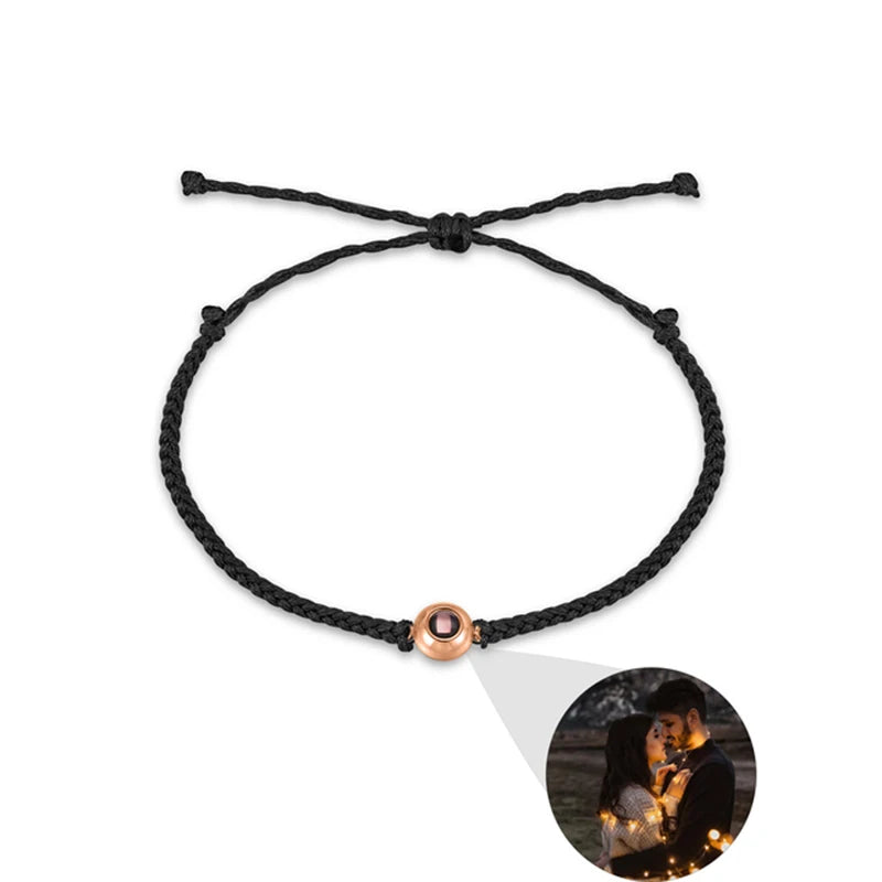 Personalized Photo Projection Bracelet – Jewelry with Image Inside
