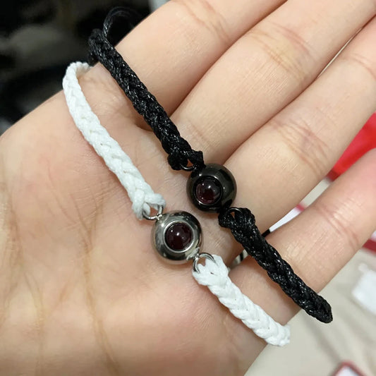 Personalized Photo Projection Bracelet – Jewelry with Image Inside