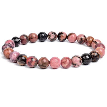 Bracelet pierre naturelle rhodonite JustJewelry
